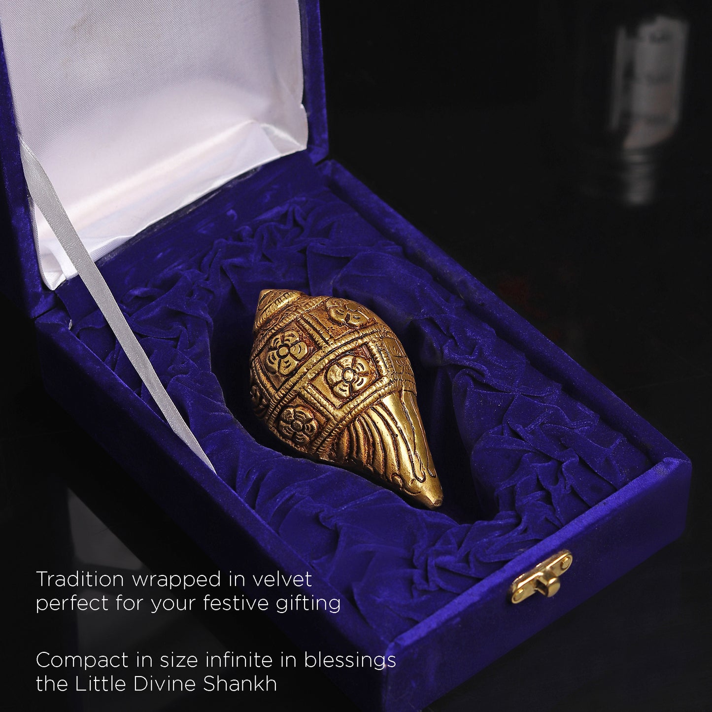 Small Divine Brass Shankh