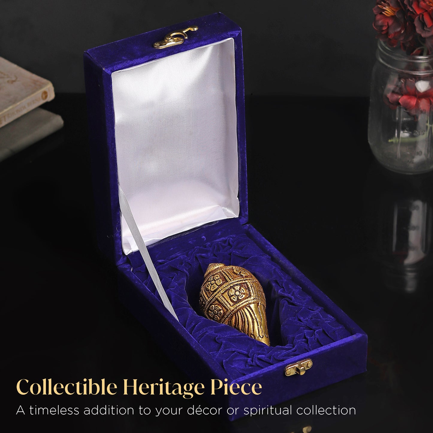 Small Divine Brass Shankh