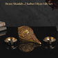 Brass Shankh + 2 Kuber Diyas Gift Set