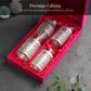 German silverware bottle & glass set of 2