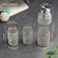 German silverware bottle & glass set of 2