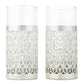 Elegant German Silver Glass Set for Festive Dining (Set of 4)