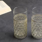 Elegant German Silver Glass Set for Festive Dining (Set of 4)