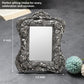 German Silver Handcrafted Grand Photo Frame | 9×7.5 inch | Premium Blue Velvet Gift Box