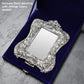 German Silver Handcrafted Grand Photo Frame | 9×7.5 inch | Premium Blue Velvet Gift Box
