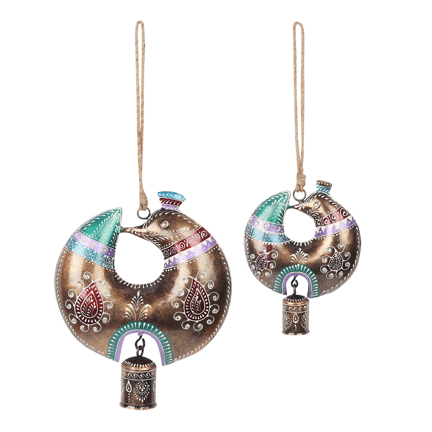 Handcrafted Peacock Bell