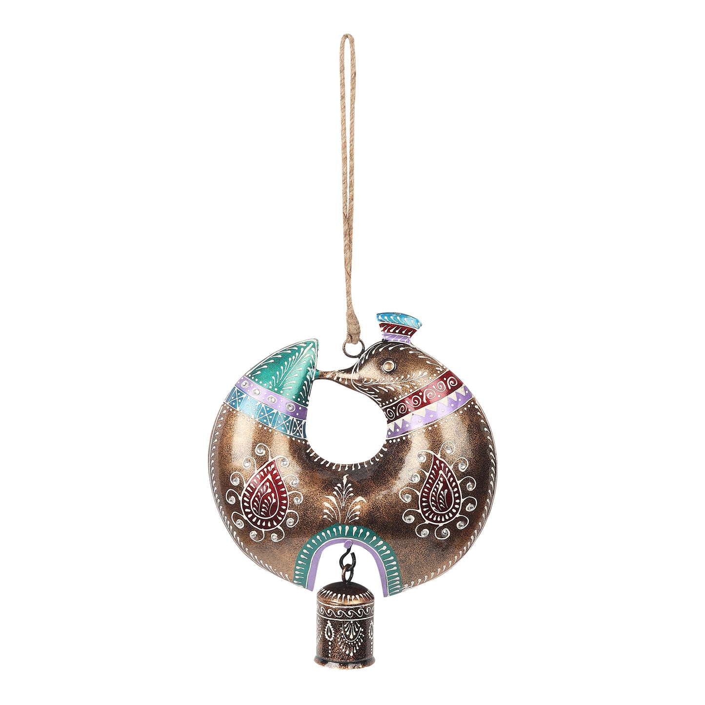 Handcrafted Peacock Bell