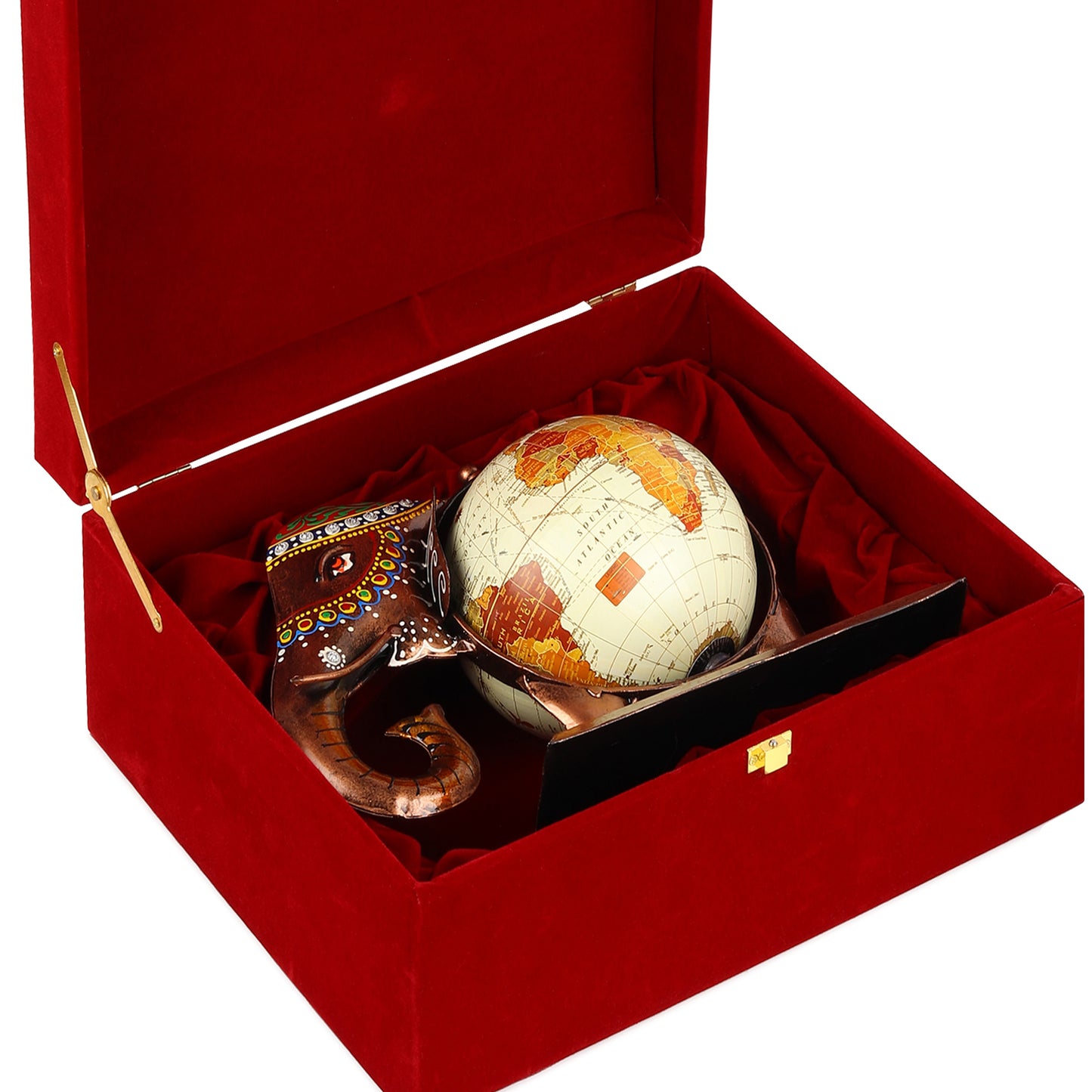 Heritage Elephant Globe Decor