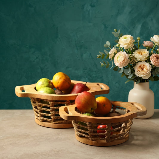 Jute Fruit Basket (Set of 2)
