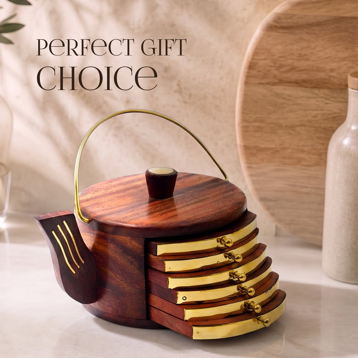 Kettler Coasters Napkin Holder With Clip - handcrafted decor by Yura Designs