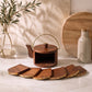 Kettler Coasters Napkin Holder With Clip - handcrafted decor by Yura Designs