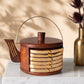 Kettle Shaped Wooden Coasters Set 12 - handcrafted decor by Yura Designs