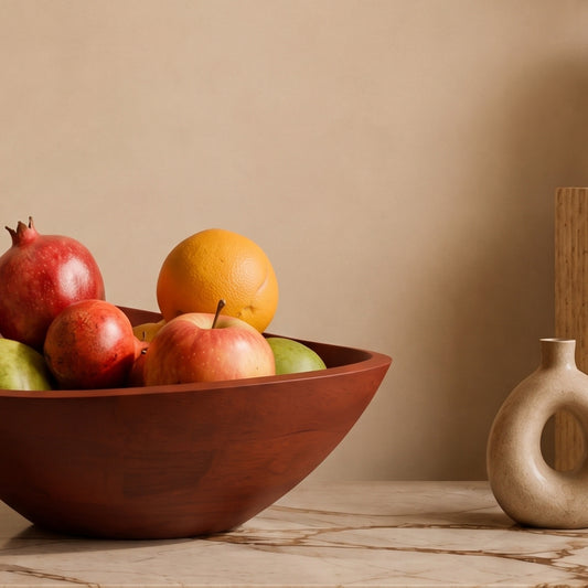 Large Wooden Bowl - Premium Mango Wood