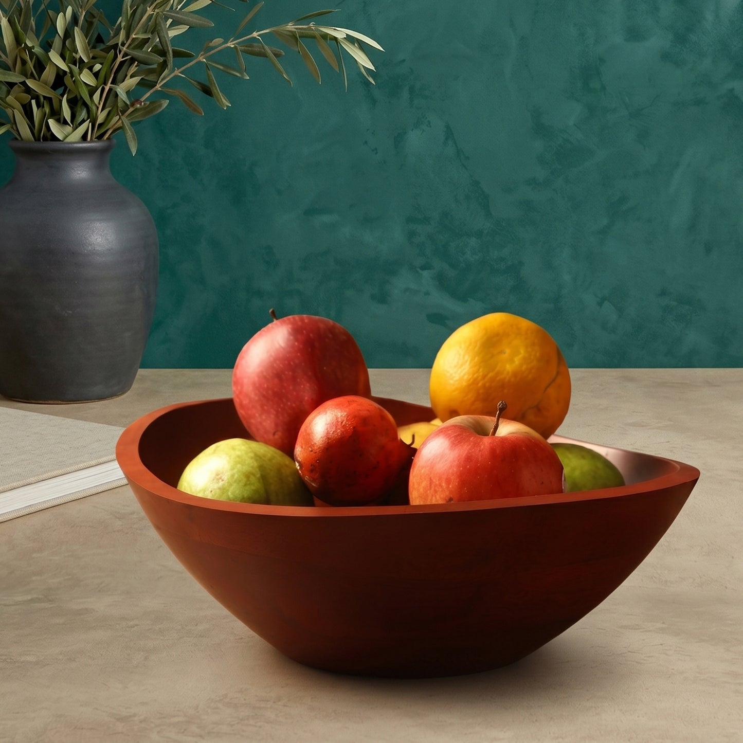 Large Wooden Bowl - Premium Mango Wood