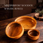 Multipurpose Wooden Serving Bowls (Set of 3)
