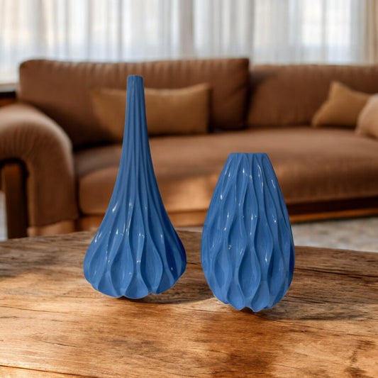 Ocean Wave Home Decor Vase 