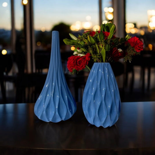 Ocean Wave Home Decor Vase 