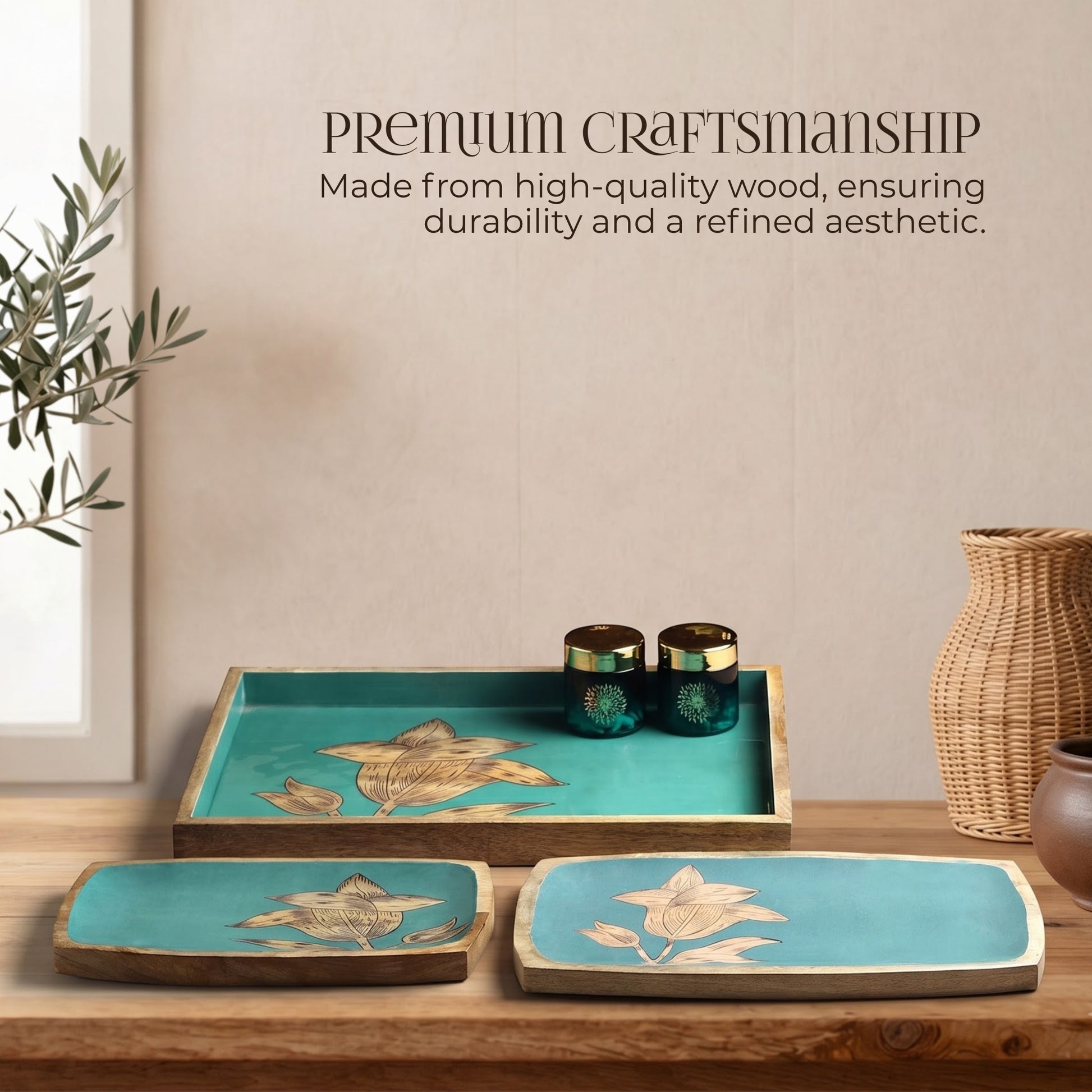 Opulent Serveware - handcrafted decor by Yura Designs