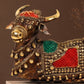 Ornate Brass Nandi - handcrafted decor by Yura Designs