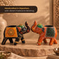 Rajasthani Elephant Diyas [Set of 2]