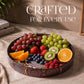Round Multicoloured Decorative Tray Set (Set of 2)