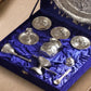 Silver Puja Thali Auspicious Elegance In Every Ritual - handcrafted decor by Yura Designs