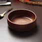 Round Serving Wooden Bowl