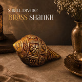Small Divine Brass Shankh