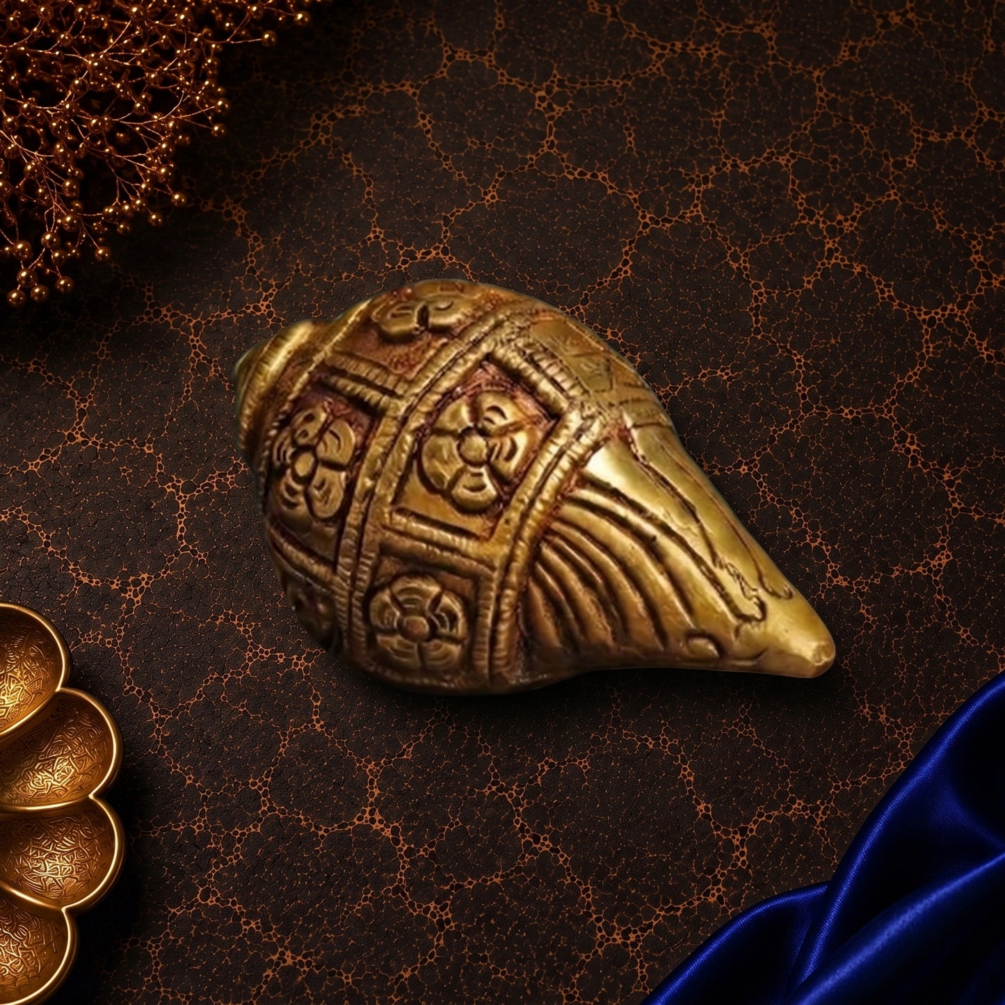 Small Divine Brass Shankh