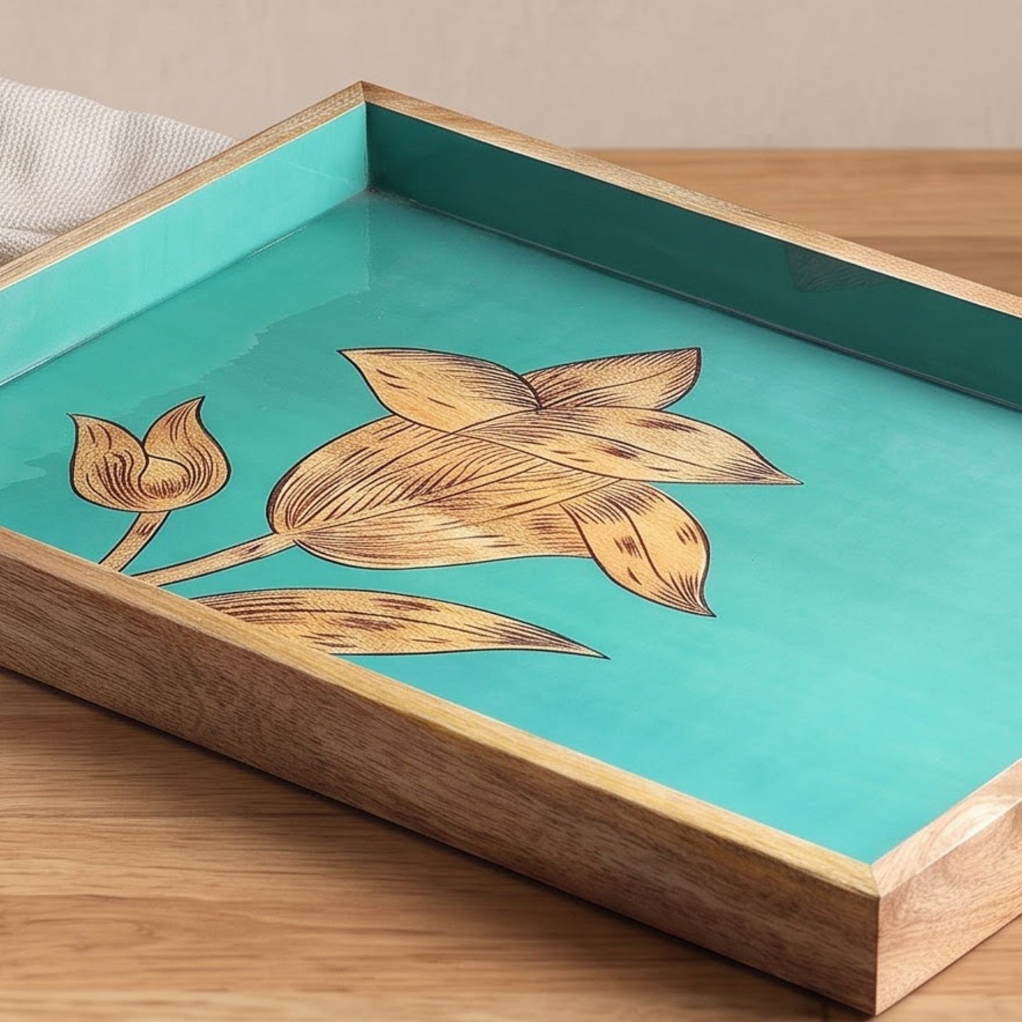 The Luxe Artisan Wooden Tray