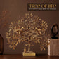 Tree of Life Decorative Brass Home Art with Box