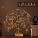 Tree of Life Decorative Brass Home Art with Box