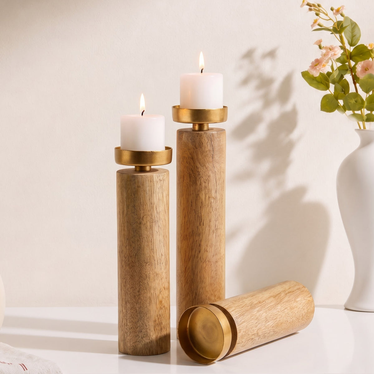 Trio Candle Set - handcrafted decor by Yura Designs