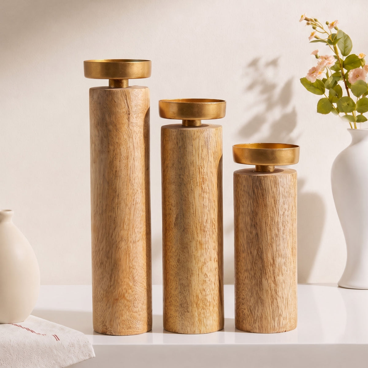 Trio Candle Set - handcrafted decor by Yura Designs