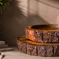 Wooden Bark Serving Trays (Set of 2)