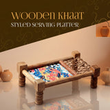 Wooden Khaat Styled Serving Platter