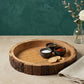 Wooden Bark Serving Tray