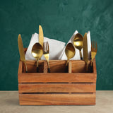 Wooden Kitchen Tools Organizer Holder