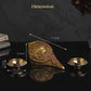 Brass Shankh + 2 Kuber Diyas Gift Set