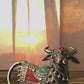 Ornate Brass Nandi