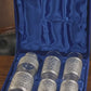 German Silverware Bottle & Glass Set