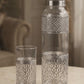 German Silverware Bottle & Glass Set | Premium Blue Velvet Gift Box